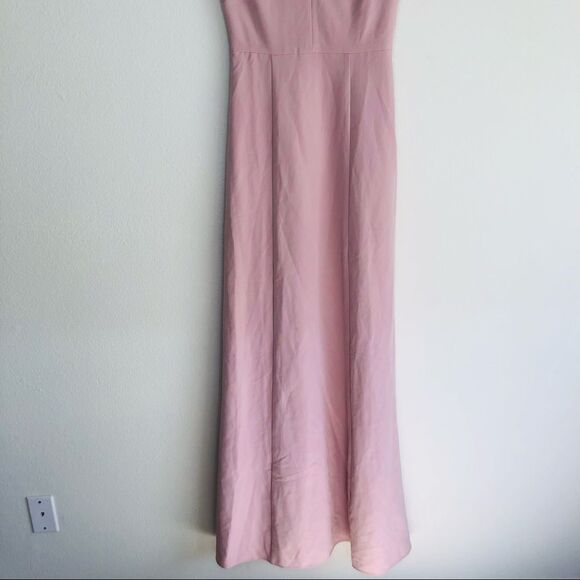 Show Me Your MuMu Geneva Bridesmaid Long Maxi Dress Pink Rose Small - Picture 6 of 12